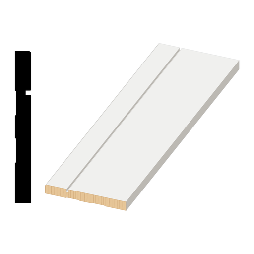 9/16" x 5 1/4" Pine 16' - Contemporary 5204A